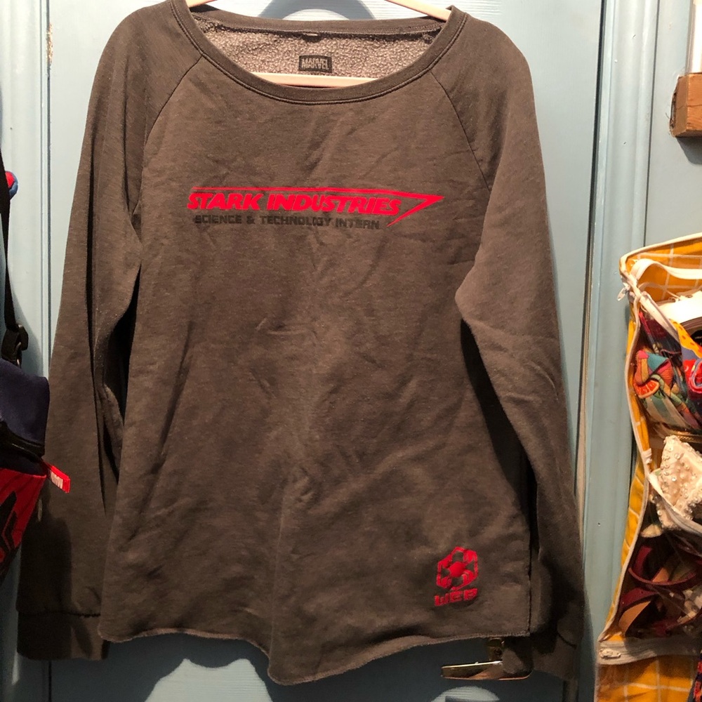 Dinseyland Avengers Web Campus Sweater